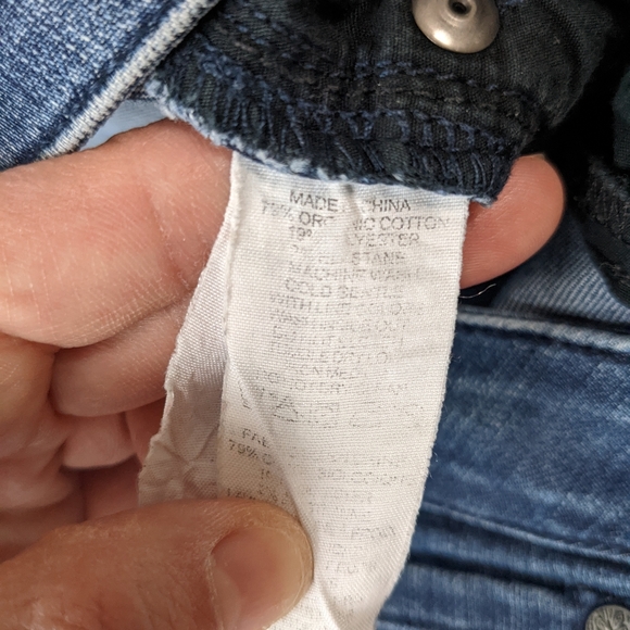 PrAna Organic Cotton Straight Leg Jeans Size 2/26 - Picture 5 of 6